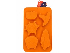 Molde silicona 5 figuras grandes Halloween